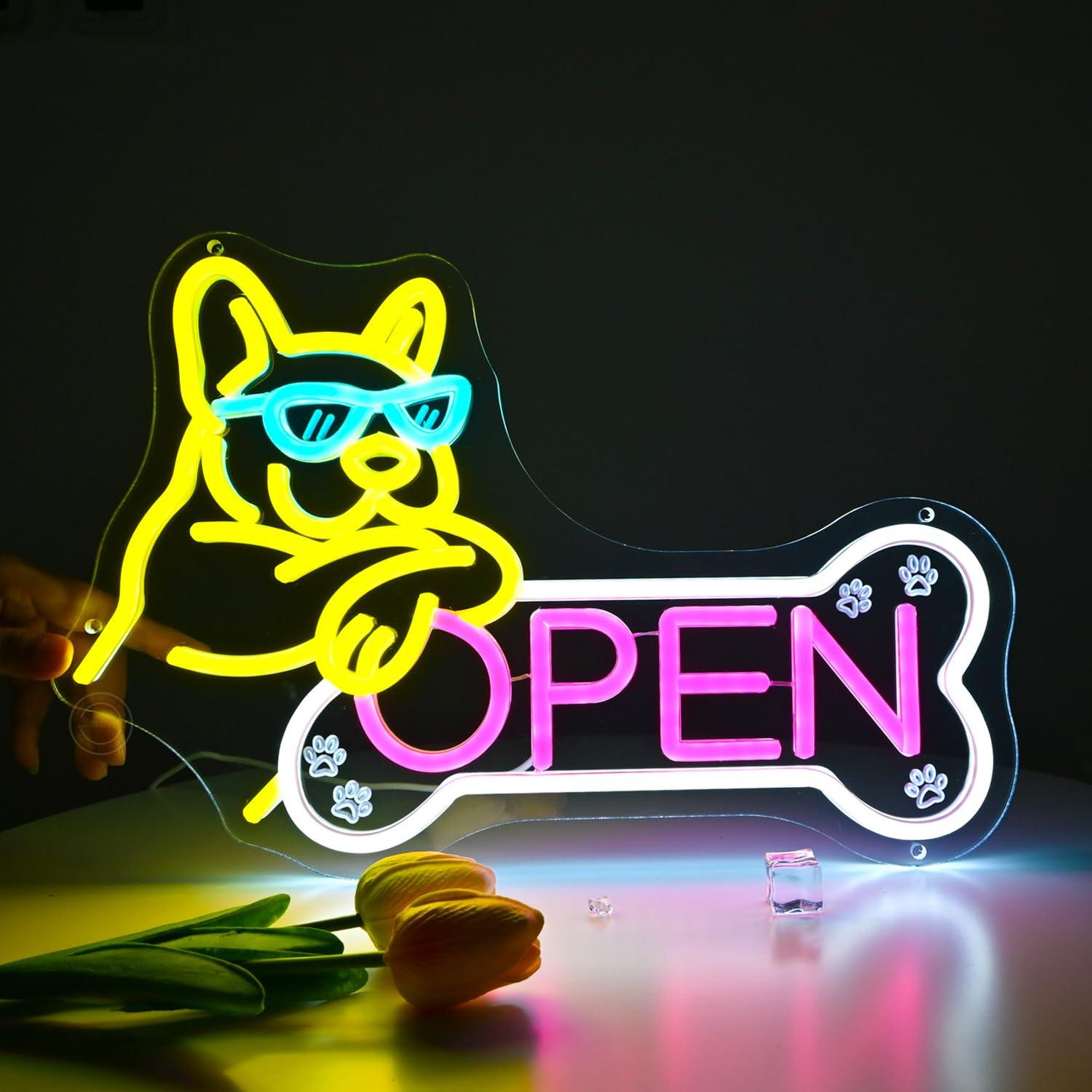 Spa & Wellness Hotel Olympia Mariánské Lázně - Open Neon Lichtreclame voor dierenwinkel, USB