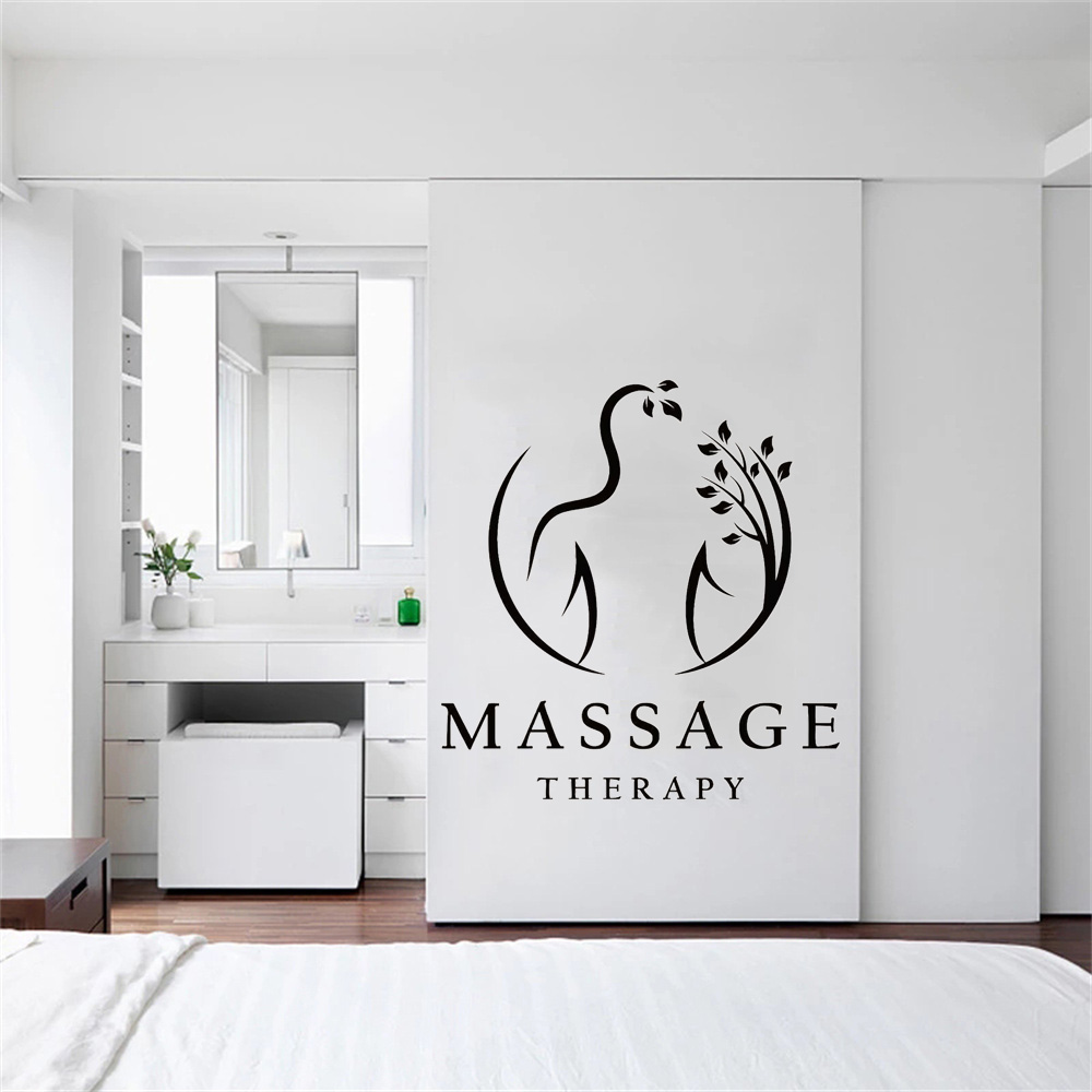 Massagetherapie vinyl muurstic - Spa And Wellness Center recensie en prijs