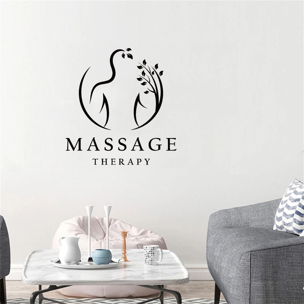 Massagetherapie vinyl muurstic - Spa And Wellness Center recensie en prijs